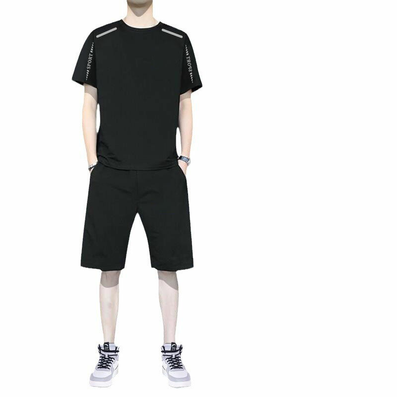 Rakuten - Tシャツ 吸汗速乾 夏服 メンズ Tシャツ 半袖 上下2点セット ハイローヘム ゆったり おしゃれ ジャージ 上下 スウェット 服 トップス ハーフパンツ ショート パンツ アップ 無地 接触冷感 部屋着 カジュアル tシャツ おしゃれ シンプル ドライメッシュTシャツ カジュアル