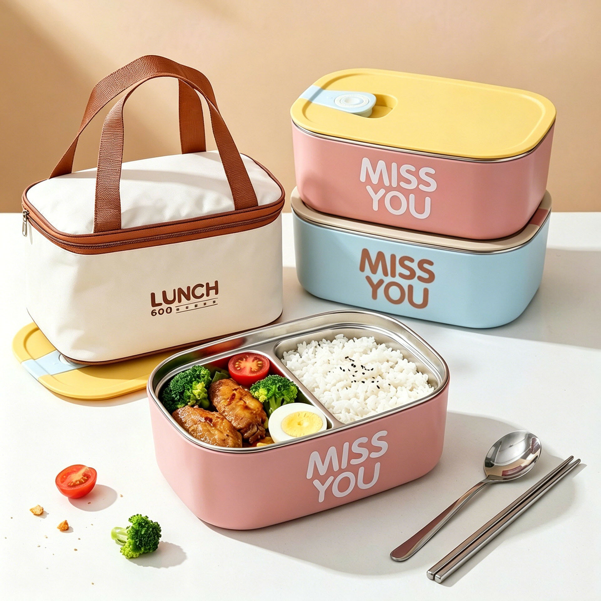 【こだわりの素材】 内部は高品質の食品グレードのステンレススチール製で、錆びず。味やにおいが残らないので、繰り返し使えます。外装と間仕切りは食品グレードの安全なPP製です。エッジ部分が円滑なアークデザインしており、快適に使用でき、鋭くなく、衝突で傷を避けます，底に滑り止め設計し、に摩擦を増やして滑り止めです。 【多機能】ステンレス製のランチボックスは積み重ねられるように設計されており、自由に組み合わせてさまざまな量の食品を便利に収納できます。学校や職場、外出先で美味しい手作り料理を楽しむのに便利です。スープ、チャーハン、パスタ、その他の温かい食べ物を保存するのに最適です。 【食品の分別収納】お弁当弁当セットは、積み重ね可能で、食品と分別収納を自由に組み合わせられるので、食品本来の味が保証されます。さまざまなニーズを満たす2つのサイズ。【こだわりの素材】 内部は高品質の食品グレードのステンレススチール製で、錆びず。味やにおいが残らないので、繰り返し使えます。外装と間仕切りは食品グレードの安全なPP製です。エッジ部分が円滑なアークデザインしており、快適に使用でき、鋭くなく、衝突で傷を避けます，底に滑り止め設計し、に摩擦を増やして滑り止めです。 【多機能】ステンレス製のランチボックスは積み重ねられるように設計されており、自由に組み合わせてさまざまな量の食品を便利に収納できます。学校や職場、外出先で美味しい手作り料理を楽しむのに便利です。スープ、チャーハン、パスタ、その他の温かい食べ物を保存するのに最適です。 【食品の分別収納】お弁当弁当セットは、積み重ね可能で、食品と分別収納を自由に組み合わせられるので、食品本来の味が保証されます。さまざまなニーズを満たす2つのサイズ。