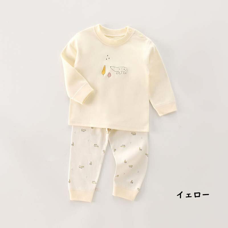 セットアップ キッズ 綿100％ ベビー服 女の子 男の子 ルームウェア 上下セット 春秋冬 新生児 赤ちゃん 子供服 部屋着 パジャマ トップス 長袖 ロングパンツ おしゃれ 可愛い 入園 保育園 73 80 90 100 110cm 誕生日 出産お祝い プレゼントお出かけ 送料無料