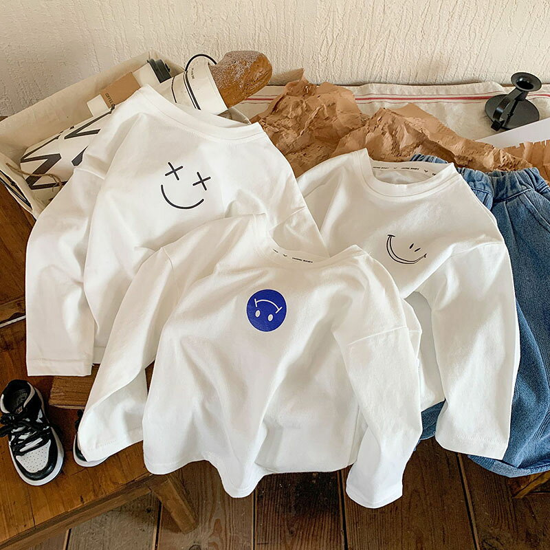 Other - Tシャツ キッズ 子供服 女の子 男の子 長袖 tシャツ カットソー 春 夏 秋 トップス ジュニア 綿 コットン ロングT ユニセックス ベビー服 赤ちゃん 子ども服 おしゃれ 可愛い 入園 入学 幼稚園 小学生 80 90 100 110 120 130 140 150cm 誕生日 プレゼント お出かけ
