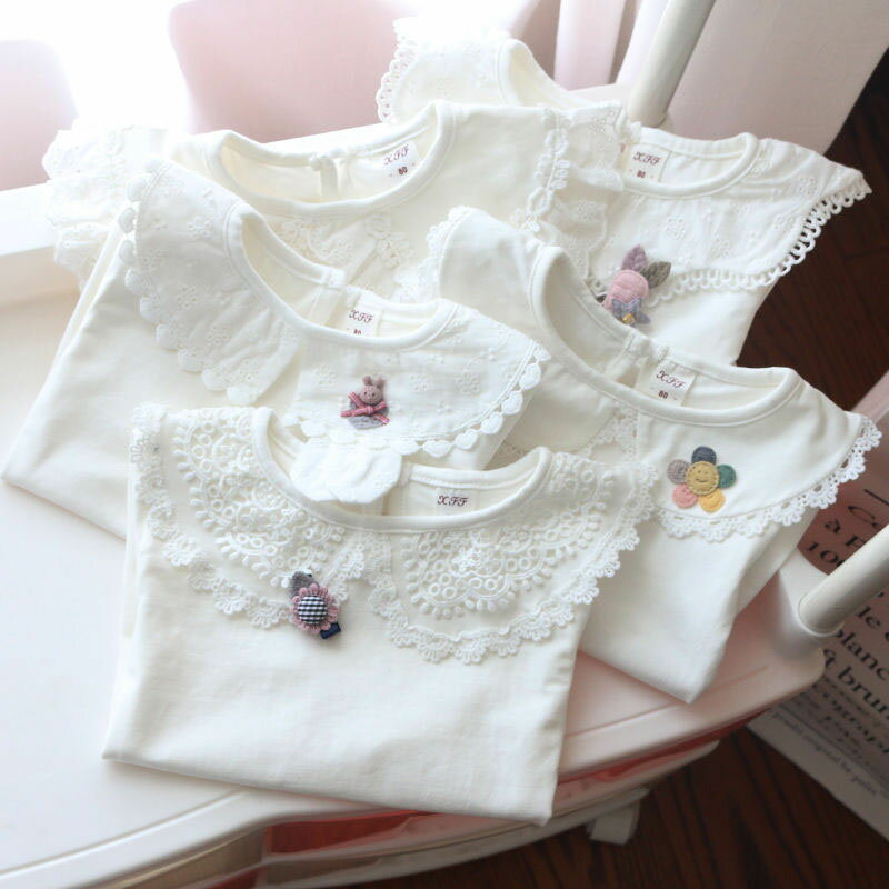 Rakuten - ベビー服 tシャツ 長袖 女の子 子供服 Tシャツ キッズ 赤ちゃん トップス 春 夏 秋 ジュニア 綿 子ども服 おしゃれ 可愛い 入園 入学 保育園 幼稚園 小学生 80 90 100 110 120 130 140cm 誕生日 プレゼント お出かけ 送料無料