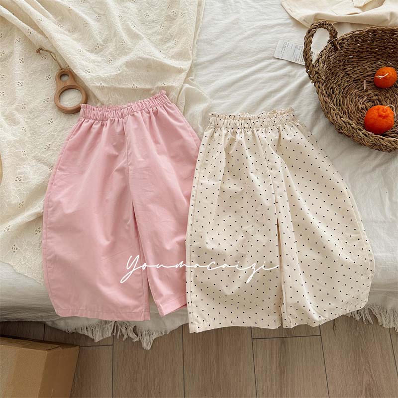 ロングパンツ キッズ 綿 ベビー服 女の子 男の子 春 夏 子供服 ガウチョパンツ 赤...