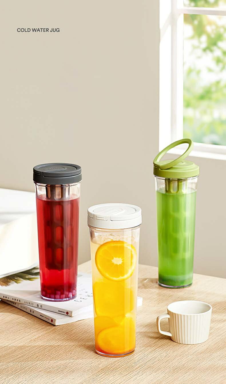 水出し 珈琲ポット お茶ポット 1リットル 水出しコーヒーポット 横置き 麦茶ポット 水出し珈琲 アイスコーヒー 用 ポット 水だし アイスコーヒー 珈琲ポット コールドブリュー 水筒 冷水筒 飲料水 お茶 炭酸 ドリンクピッチャー フルーツティーポット キッチン用品 2