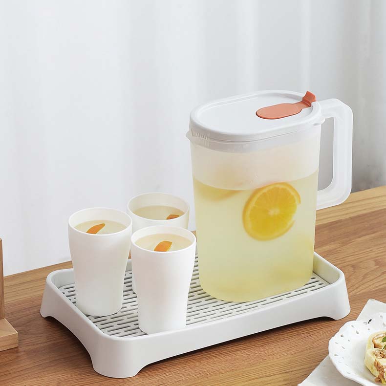 麦茶ポット 冷水筒 ピッチャー 冷蔵庫ポット 保冷 お茶ポット 大容量 水タンク 冷水ポット 水筒 飲料水..