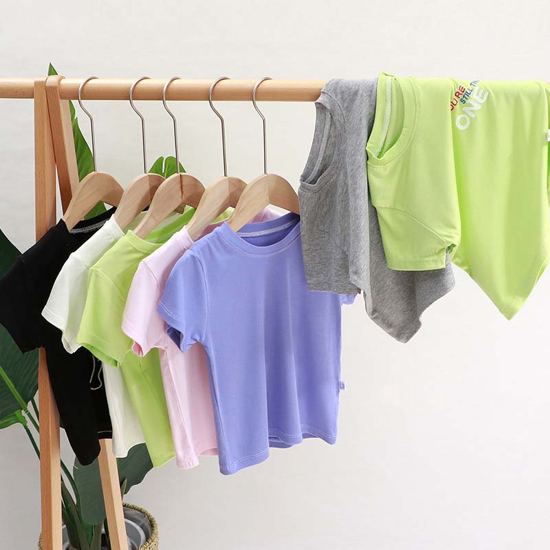Rakuten - Tシャツ キッズ ベビー服 女の子 男の子 tシャツ カットソー 子供服 トップス 半袖 コットン 夏服 ジュニア ユニセックス 子ども服 赤ちゃん おしゃれ 可愛い 保育園 幼稚園 小学生 80cm 90cm 100cm 110cm 120cm 130cm 140cm 150cm 誕生日 プレゼント シンプル