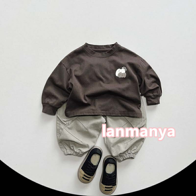Tシャツ キッズ 長袖 男の子 女の子 ベビー服 tシャツ 綿 コットン 子供服 トップス ジュニア カットソー 春 秋服 ユニセックス 子ども服 赤ちゃん お着替え おしゃれ 可愛い 幼稚園 小学生 80cm 90cm 100cm 110cm 120cm 130cm 誕生日 プレゼント シンプル