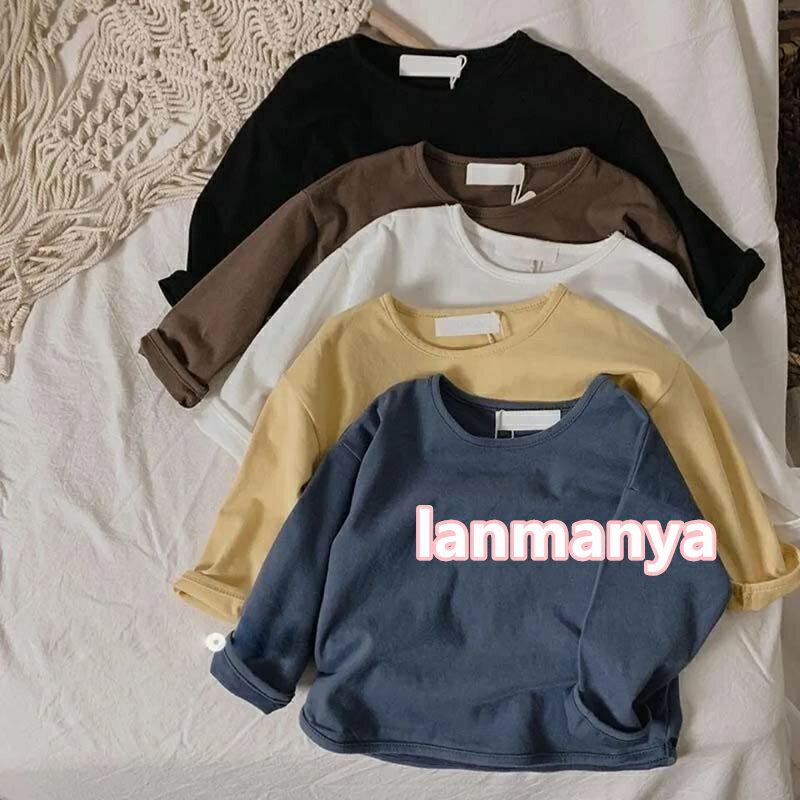 其它 - Tシャツ キッズ 長袖 男の子 女の子 ベビー服 tシャツ 綿 コットン 子供服 トップス 無地 ジュニア カットソー 春秋 ユニセックス 子ども服 赤ちゃん お着替え おしゃれ 可愛い 幼稚園 小学生 80cm 90cm 100cm 110cm 120cm 130cm 誕生日 プレゼント シンプル 送料無料