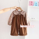 セットアップ キッズ ベビー服 女の子 ブラウス シャツ ロングパンツ サロペット 子供服 上下セット トップス 長袖 長ズボン 赤ちゃん おしゃれ 可愛い 80cm 90cm 100cm 110cm 120cm 春服 秋物 入学 入園 誕生日 プレゼント 幼稚園 小学生 お出かけ