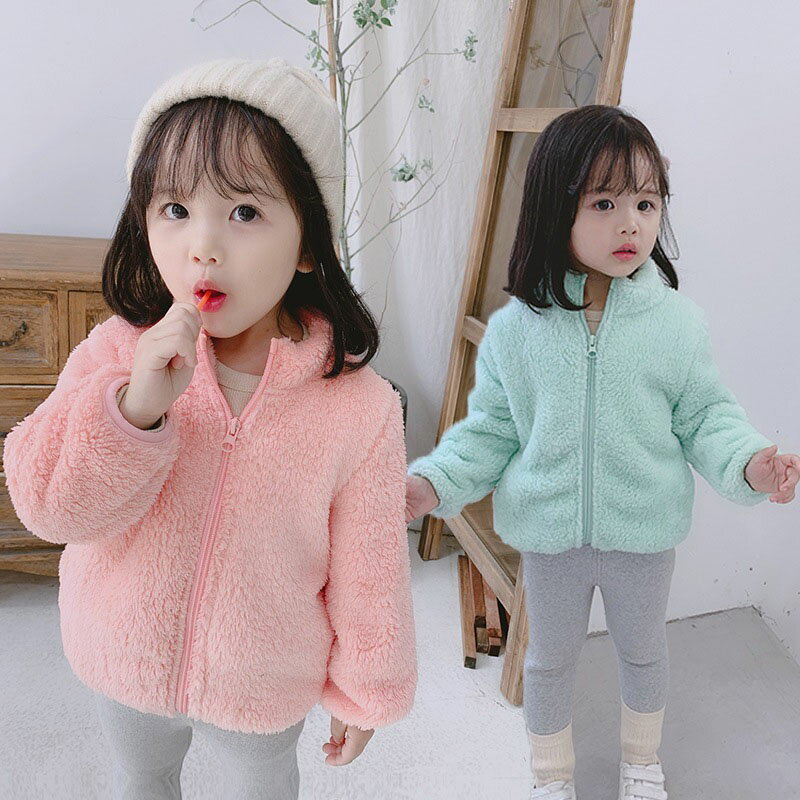Coat - 8色 ボア コート キッズ アウター もこもこ ベビー服 ジャンパー 防寒 暖かい 男の子 女の子 冬着 韓国子供服 オーバー ジャケット 子供服 トップス 長袖 ジュニア 赤ちゃん 幼稚園 小学生 入園 入学 80cm 90cm 100cm 110cm 120cm 誕生日 プレゼント
