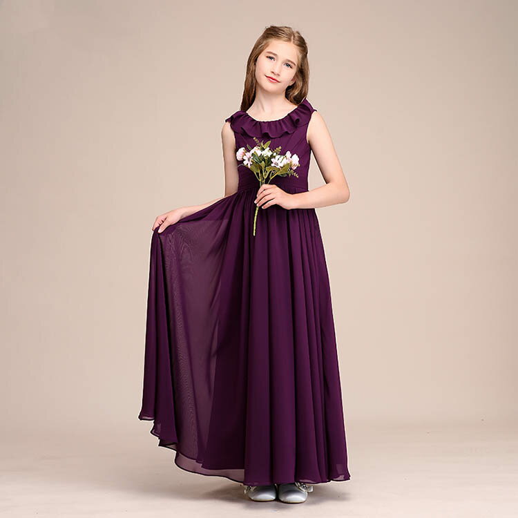 Rakuten - 高級豪華ドレス キッズ ジュニア ワンピース フォーマル 結婚式 子供服 ロングドレス 子供ドレス フラワーガール ジュニアドレス 子どもドレス 発表会 結婚式