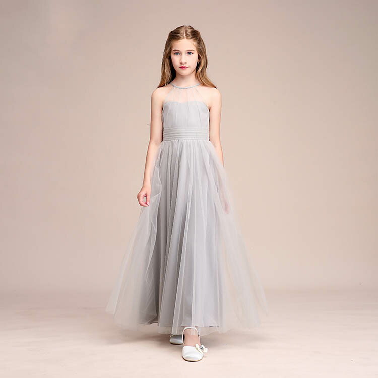 Rakuten - 高級豪華ドレス ピアノ発表会 ドレス キッズ ジュニア ワンピース フォーマル 結婚式 子供服 ロングドレス 子供ドレス フラワーガール ジュニアドレス 子どもドレス