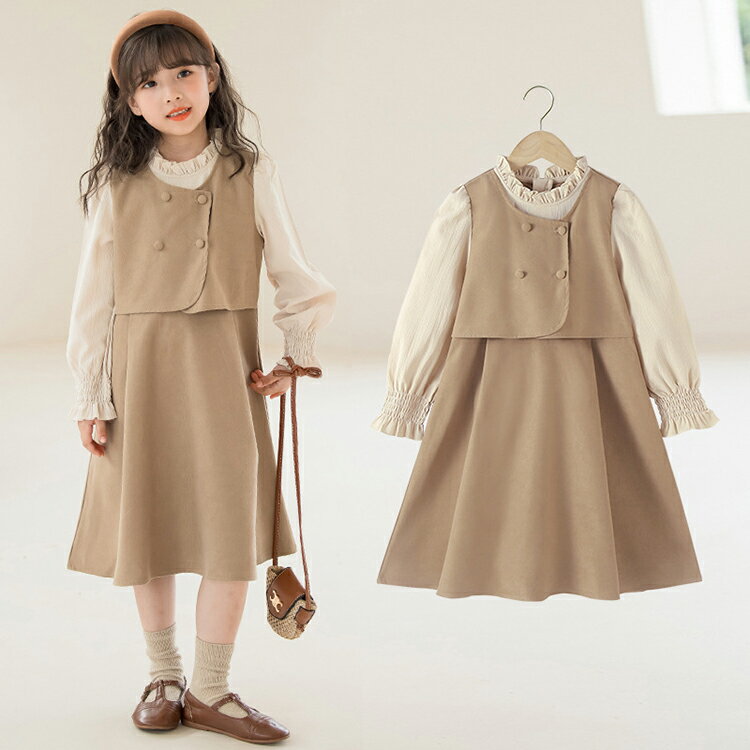 ワンピース キッズ 子供服 女の子 秋冬 長袖ワンピース ジュニア 韓国子供服 ワンピース ベビー服 おしゃれ 可愛い 子供ドレス 七五三 誕生日 結婚式