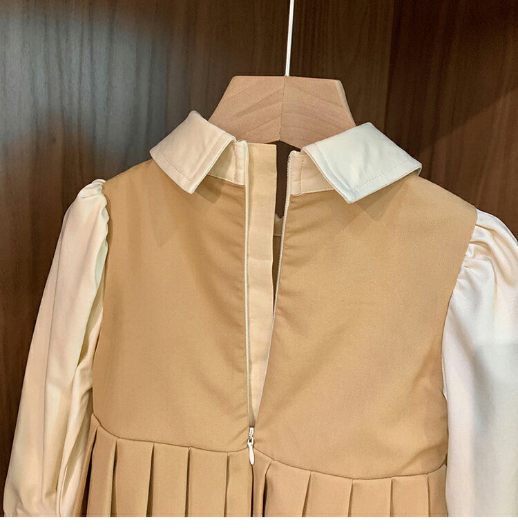 ワンピース キッズ 子供服 女の子 秋 長袖ワンピース ジュニア 韓国子供服 プリーツスカート ベビー服 おしゃれ 可愛い 子供ドレス 七五三 誕生日 結婚式