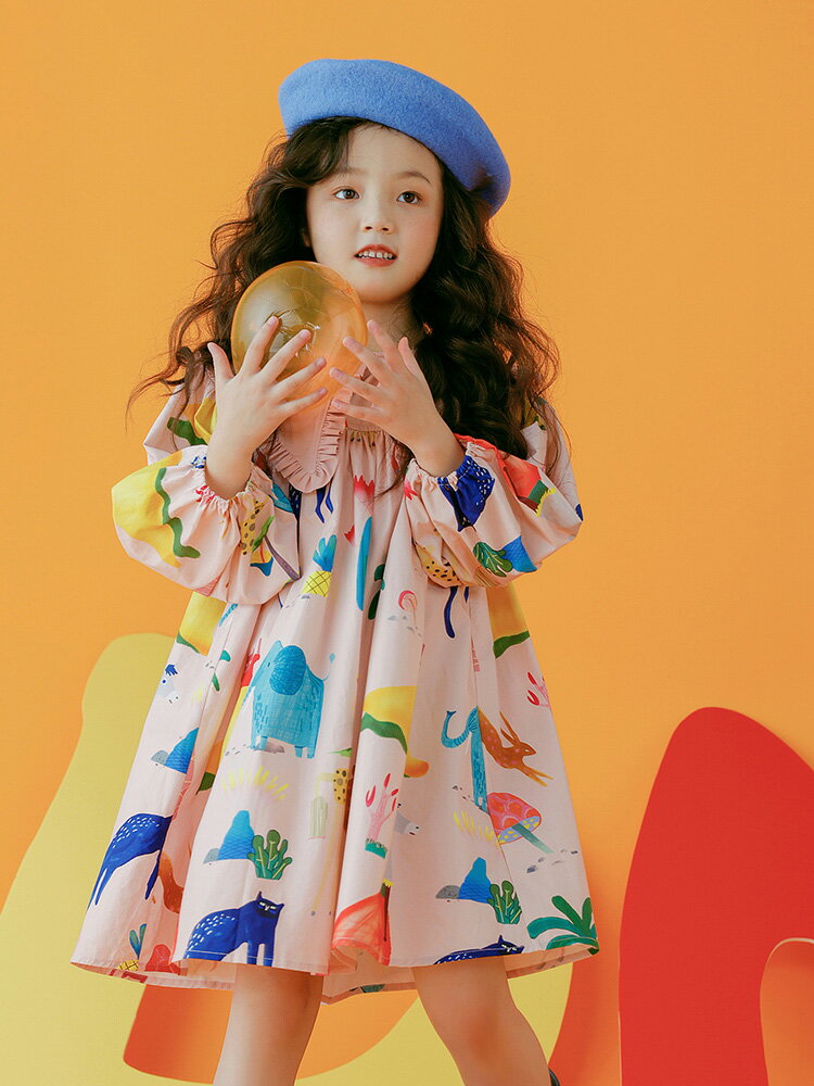 子供服 ワンピース キッズ 女の子 長袖ワンピース 春服 韓国子供服 子供ドレス dress 子ども服 ベビー服 お姫様 おしゃれ 可愛い カジュアル 新品 140cm