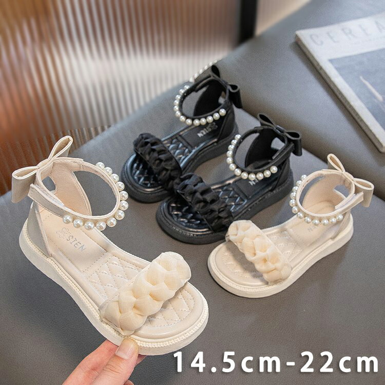 Shoes - 内寸14.5cm-22cm サンダル キッズ 春夏 子供靴 女の子 フォマール シューズ 結婚式 ピアノ 発表会 誕生日 七五三 シューズ キッズ靴 ベビー靴 お姫様 おしゃれ 可愛い 新品