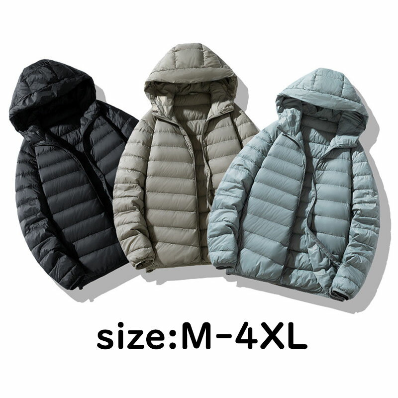 Down Coat - 送料無料 中綿ダウンジャケット 中綿ダウンコート 冬 メンズ アウター オシャレ トップス 長袖 あったか 防寒 防風 中綿コート 中綿ジャケット ダウンジャケット ダウンコート ジャケット コート 人気 通勤 カジュアルウエア ファッション 帽付 シンプル 3色