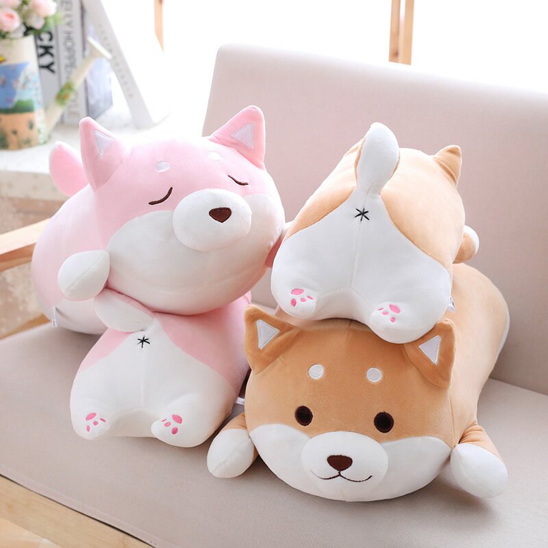 Dog - 柴犬 犬 イヌ ぬいぐるみ 人気 ギフト プレゼント 手触りまるまる ふわふわ 可愛い おもちゃ おしゃれ 可愛い 柔らかい 子供 彼女 かわいい 癒し 抱き枕 添い寝枕 床ごこち お祝い
