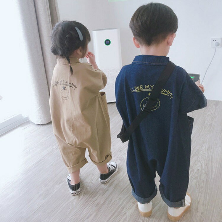 韓国子供服 子とも服 サロペット キッズサロペット 春秋 可愛い きれいめ 男の子 ...