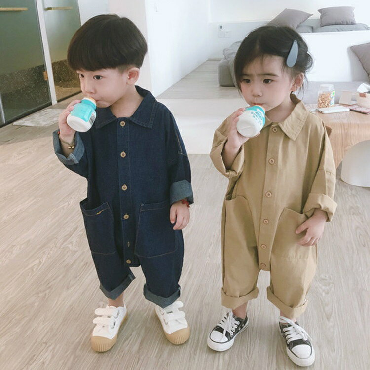 韓国子供服 子とも服 サロペット キッズサロペット 春秋 可愛い きれいめ 男の子 ...