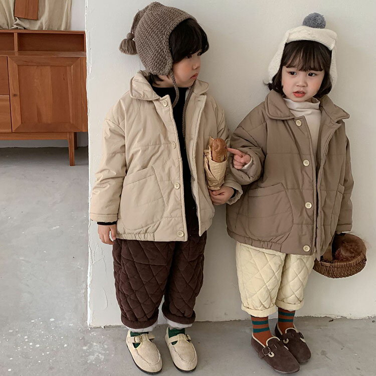ことも服 女の子 男の子 ムートンコート 裏ボア 中綿ダウンジャケット アウター コート 防寒 裏起毛 厚手 キッズ おしゃれ カジュアル ゆったり あったか トップス 子供服 通学 ジュニア服 秋冬 2色 80cm 90cm 100cm 110cm 120cm 130cm 140cm 150cm