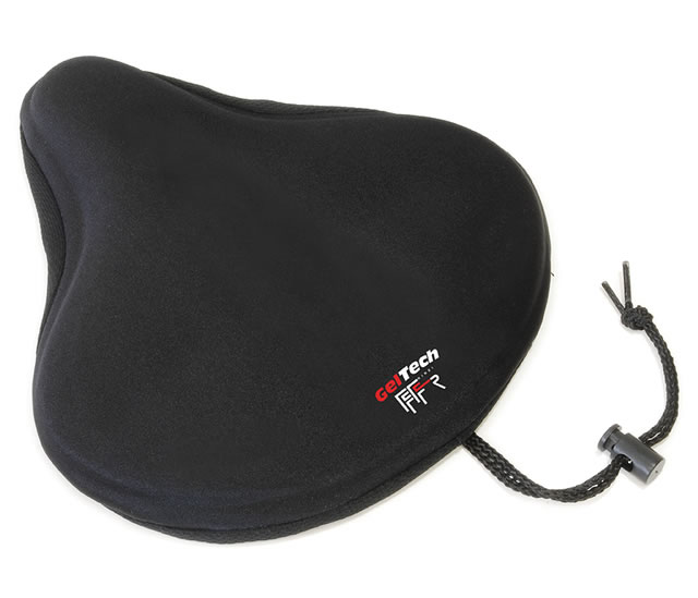 ビッグサドル対応のゲルサドルカバー。三輪自転車のサドルにも対応しています。 座り心地は柔らかく、適度な弾力が衝撃を和らげるゲル内蔵のサドルカバー。 サドルカバーのズレを防止するアジャスター付き。 【商品名】ゲルサドルカバー 【商品サイズ】 前後244mm～269mm×幅254mm～279mm 【ご注意】※こちらの商品は「代引不可」となります。 ※他商品の同梱や時間指定配送はできません。 ※沖縄・離島は発送できません。ご了承ください。
