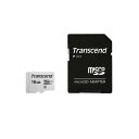 Transcend microSDHCカード 16GB Class10 UHS-I SD変換アダプタ付きTS16GUSD300S-A(2)