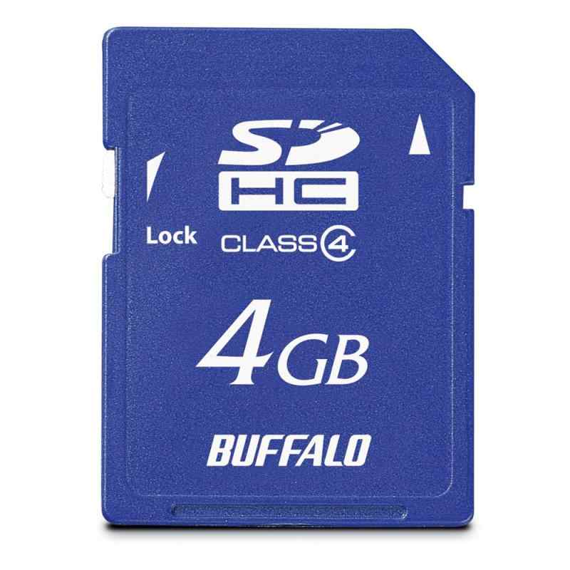 BUFFALO Class4 SDHCカード RSDC-SC4Bシリーズ