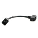 HangTon UPS PDU Power Cord Adapter Right Angle IEC320 C19 to C20 16A 250V 3 Prong Extension Cable 14AWG (11 inch, 1pack)