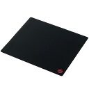 エレコム ゲーミングマウスパッド 46cm×40cm 裏面天然ラバー 超ワイド 中目クロス ブラック MP-G08BK(2)