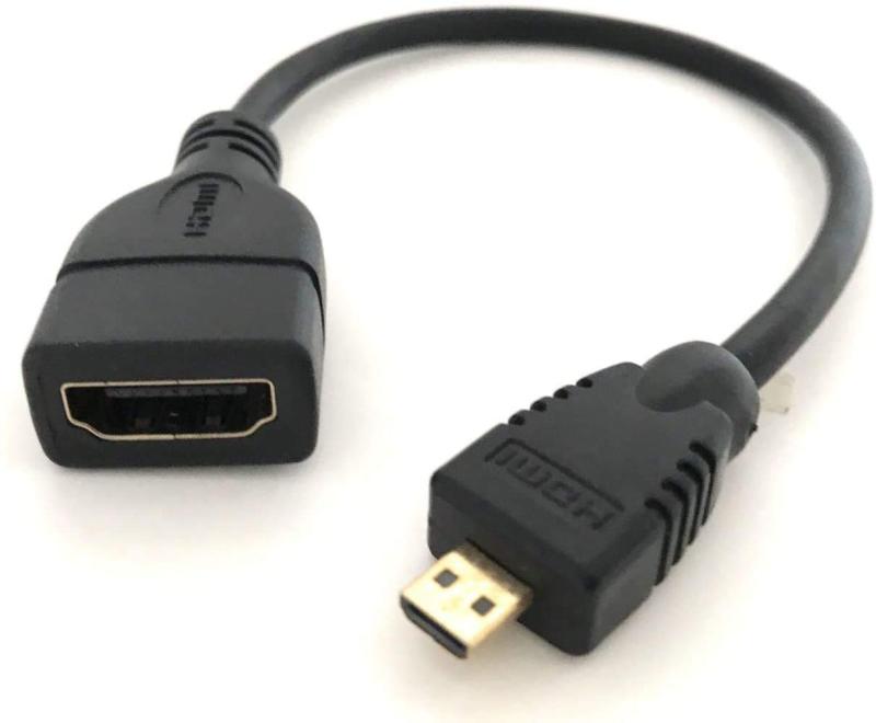 Access 【20cm】HDMIアダプタケーブル マイクロHDMI オス - HDMI 変換ケーブル AV10A-20