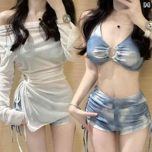 レディース ガーリー 水着 ビキニ 韓国 夏 レトロ タイ ダイ デザイア 小さい 胸 ビキニ シャツ スリーピース スプリット 水着 温泉 レディース ガーリー 水着 ビキニ 韓国 夏 レトロ タイ ダイ デザイア 小さい 胸 ビキニ シャツ スリーピース スプリット 水着 温泉