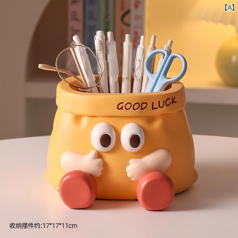 かわいい 飾り 雑貨 なの おもしろ大容量の キー ペンホルダー 収納 オーナメント 学生への ギフト ホーム デスクの 装飾