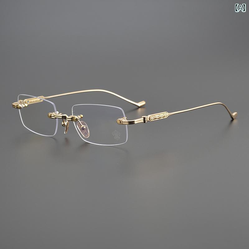 眼鏡 PC眼鏡 ファッション 近視 メガネ フレーム メンズ レディース 個性 軽量な フレームレス ビジネ..