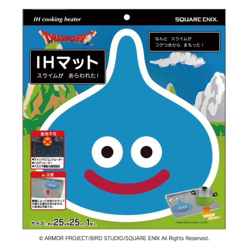 東洋アルミ IH マット IHクッキングヒーター シート ドラクエ スライム 薄いsoft タイプ 約25cm×25cm 1枚入 S4811