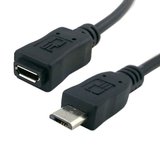Cablecc50cmフルピン接続マイクロUSB2.0タイプ5ピンオス-メスケーブル用タブレット&電話&MHL&OTGエクステンション Cablecc50cmフルピン接続マイクロUSB2.0タイプ5ピンオス-メスケーブル用タブレット&電話&MHL&OTGエクステンション