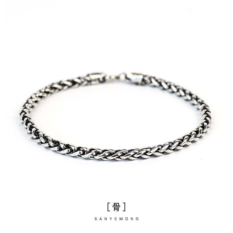 ブレスレット ジュエリー ラグジュアリー Shanyewang 925 スター リング シルバー キール ブレスレット..