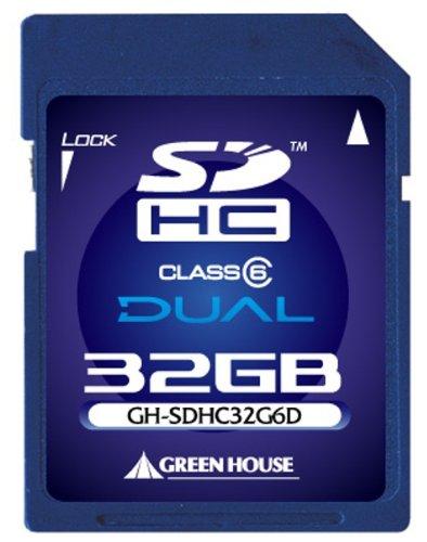SDHCメモリーカード Dual 32GB GH-SDHC32G6D