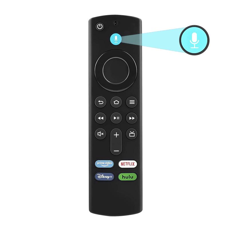 テレビリモコン tvスティックリモコン 交換用リモコン 音声認識機能付き アプリポタン付き 第3世代【2021年発売】 TV リモコン 交換用リモコン