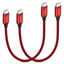 etguuds USB C to C ケーブル【2本】PD対応 タイプC 60W/急速充電 USB2.0 Type C to Type C 超高耐久ナイロン Galaxy S23 S23 Ultra S22 S21 S20 S10 Note 10 A53