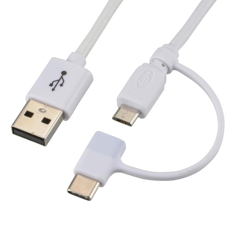 ACER - microUSBケーブル TypeCコネクター付