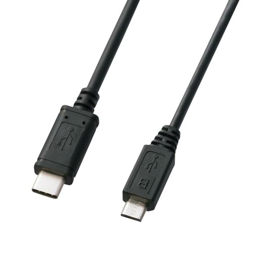 サンワサプライ USB2.0 TypeC - microBケーブル サンワサプライ USB2.0 TypeC - microBケーブル