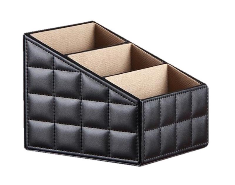 haruju リモコンラック 卓上収納ラック 収納ボックス 小物入れ 多機能収納 三段