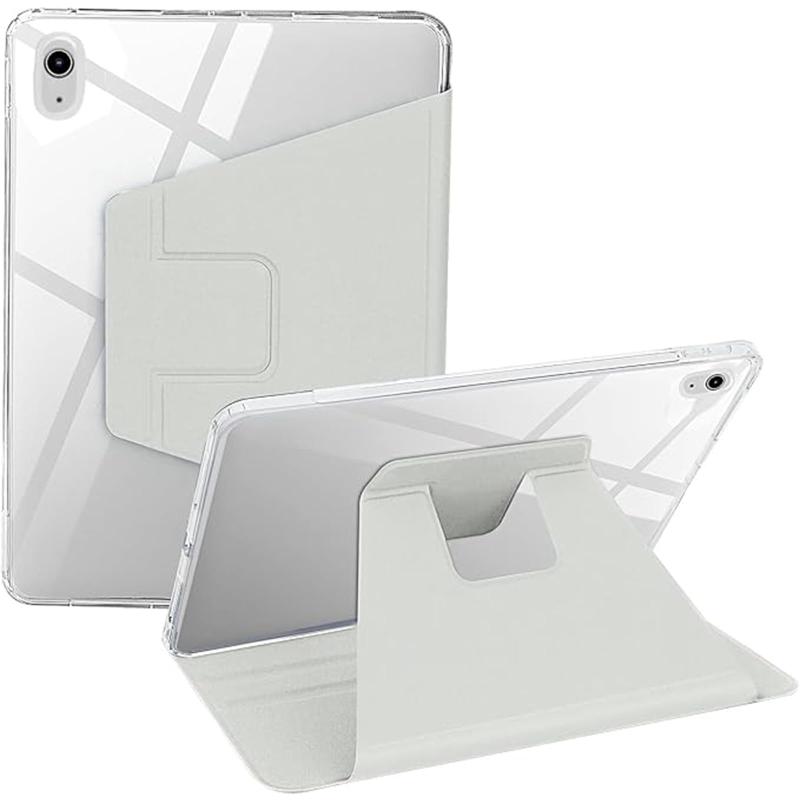 ラベンダーとピンクの多機能ブラケットを備えたMiieadoo Shockproof iPadケース - インテリジェントな睡眠とタッチLDアクセス可能な機能を持つ女性に適しています