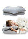 eairpo sleep ダブル枕 2段階 低い枕 高い枕 高さ調節 薄い枕 低反発枕 枕 低め 睡眠枕 横向き寝 肩こり対策 安眠枕 高さ調整 カバー洗濯可 ...