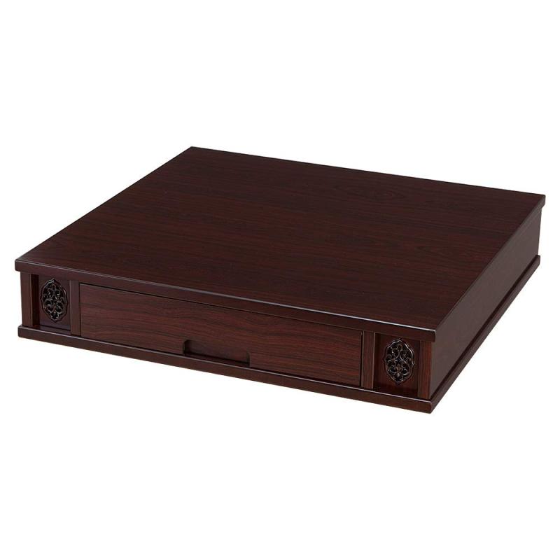 仏壇屋 滝田商店 仏壇台 増台 黒檀調 16号巾用 高さ12cm×巾60cm 仏壇を置く台 仏壇専用台 仏壇置台 仏..