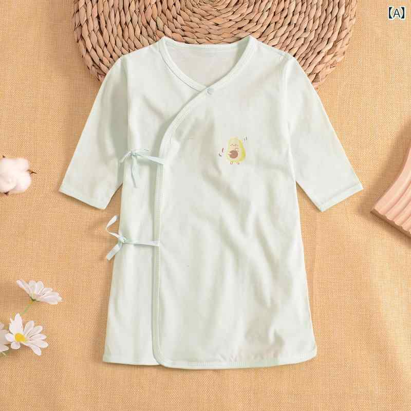 ベビー服 パジャマ ルームウェア 夏用 新生児用 パジャマ 綿 ガーゼ ベビー ロング モン クローブ 幼児..