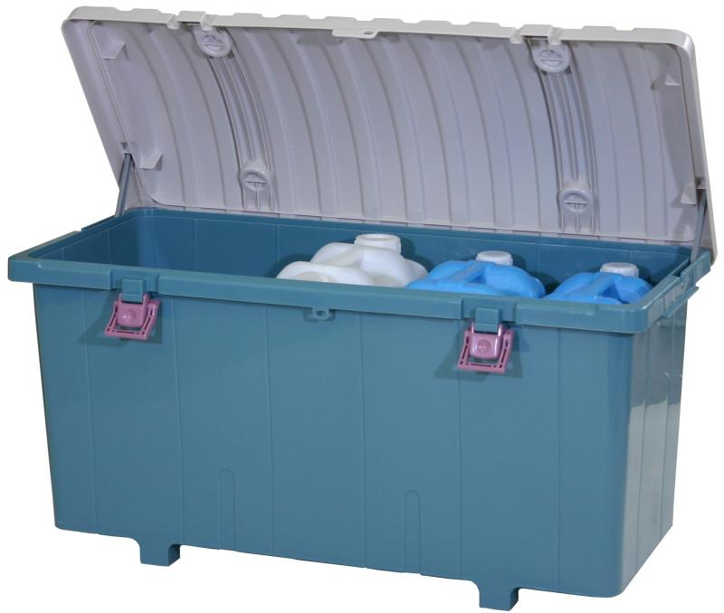 平和工業 屋外収納 ドームボックス ビッグ 160L 日本製 ブルー laonschoise-10568776 LAONsChoice サンプル画像2