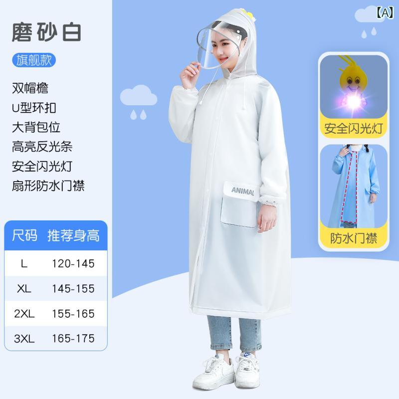 キッズ レインウェア かっぱ 子供用 レインコート 男の子と 女の子 2025年 新型 ビッグ キッズ 小学生 中学生 通学用 特大 ロング 全身 防 雨