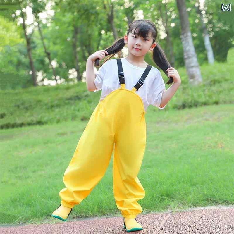 楽天LAONsChoice雨がっぱ キッズ レインウェア 子供用 レインコート 小さい 黄色い アヒルの 空 飛ぶ 円盤 ベビー マント スタイル 男の子と 女の子 幼稚園の レインパンツ 安吉の ゲーム 服 スーツ