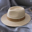 レディース 麦わら帽子 ガーリー Tochino メンズ レディースの パナマ 麦わら 帽子 夏の 海辺の 日よけ 日焼け防止 カバー 顔 紫外線対策 ジャズ